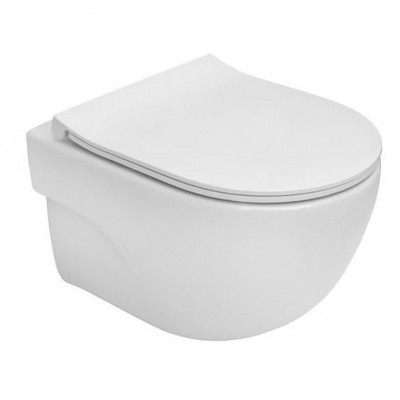 Унітаз підвісний Roca Meridian Rimless із сидінням Slim Urea, білий (A34H242000)
