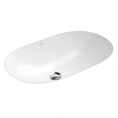 Умивальник вбудований Villeroy&Boch O.novo, 60x35 см, білий (41626001)