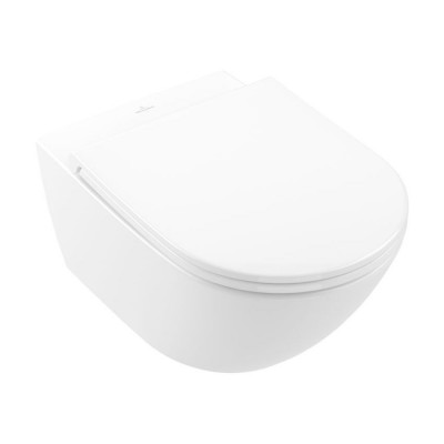 Унітаз підвісний з кришкою Villeroy&Boch Subway 3.0 Slim, білий (4670T901)