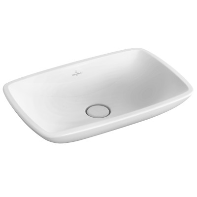 Умивальник на стільницю Villeroy & Boch Loop & Friends, 58,5x38 см, білий (51540001)