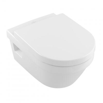 Унітаз підвісний Villeroy & Boch Architectura Directflush без обідка з кришкою Soft Closing, білий (5684HR01)