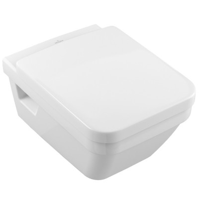Унітаз підвісний Villeroy & Boch Architectura, Rimless, з кришкою Soft close, білий (5685HR01)