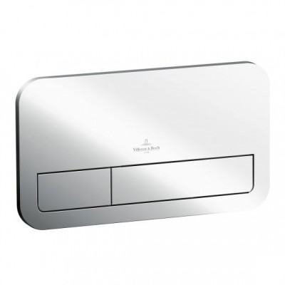 Клавіша змиву для унітазу Villeroy & Boch ViConnect E 200, хром (92249061)