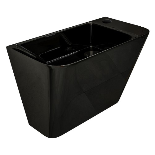 Умивальник підвісний Volle Teo, 50x28 см, моноблок, чорний (13-88-601black)