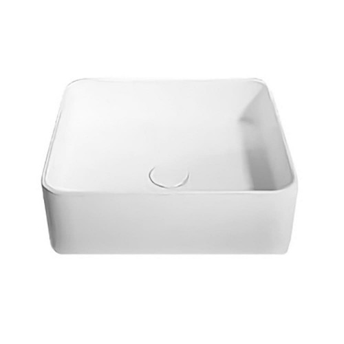 Умивальник на стільницю Volle, Solid surface 40x40 см, білий (13-40-210)