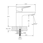 Набор смесителей для ванной Imprese Kit, хром (kit21082)