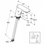 Змішувач для умивальника Kludi Balance сенсорний, хром (5220005)