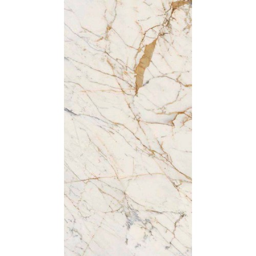 Керамогранит крупноформатный Marazzi Grande Marble Look, Golden White Lux Rett 120х278, 6 мм (M71D)