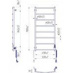 Полотенцесушитель электрический Mario Классик-I 1090х530 TR K таймер-регулятор, хром (2.3.0117.10.P)