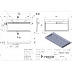 Умывальник накладной Miraggio Agness 1000, белый (0000149)