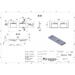 Умывальник накладной Miraggio Agness 1500, белый (0000151)