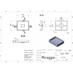 Умивальник накладний Miraggio Capri 49,4x39,5 см, білий (0000160)