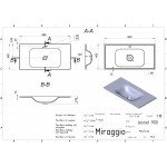 Умивальник накладний Miraggio Jessel 900 90x45 см, білий (0000798)