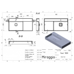 Умывальник подвесной Miraggio Soul 1000 100x52,5 см, белый (8813393)