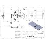 Умывальник накладной Miraggio Erica 1200 R, белый (8813492)