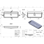 Умывальник накладной Miraggio Ocean 1000 100x40 см, белый (8813862)