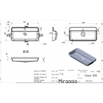 Умывальник накладной Miraggio Ocean 800 80x40 см, белый (8813822)