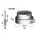 Встроенная часть для напольного смесителя Paffoni Light (LIG030)