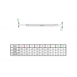 Душовий піддон Radaway Teos С 900x900x30 мм, чорний (HTC9090-54)