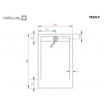 Душевой поддон Radaway Teos F 1000x800x30 мм, белый (HTF10080-04)