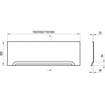 Панель для ванни Ravak U 180 ST, білий (XAU0000004)