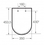 Крышка для унитаза Roca Gap Soft close, белый (A801472006)