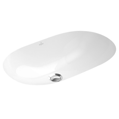 Умывальник встроенный Villeroy&Boch O.novo, 53x32 см, белый (41625001)