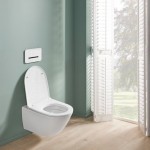 Унитаз подвесной с крышкой Villeroy&Boch Subway 3.0 Slim, белый (4670T901)