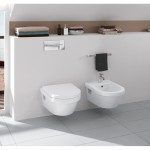 Унитаз подвесной Villeroy & Boch Omnia Architectura Directflush укороченный с крышкой, белый (4687R001+9M66S201)