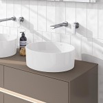 Умывальник на столешницу Villeroy & Boch Collaro, 40х40 см, белый (4A184001)