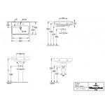 Умывальник подвесной Villeroy & Boch O.Novo 65x46 см, белый (4A416501)