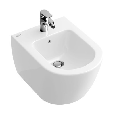 Биде подвесное Villeroy&Boch Subway 2.0, белый (54000001)