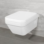 Унитаз подвесной Villeroy & Boch Architectura, Rimless, с крышкой Soft close, белый (5685HR01)