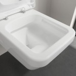 Унитаз подвесной Villeroy & Boch Omnia Architectura DirectFlush с крышкой SlimSeat, белый (5685R001+9M81S101)