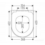 Крышка для унитаза Villeroy & Boch O`Novo Soft Close, белый (9M38S101)