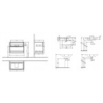 Комплект мебели подвесной Villeroy & Boch Subway 3.0, 800х478 мм, дуб северный (C57400VJ+4A708001)